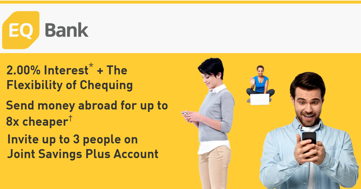 EQ Bank High Interest Savings Account eq-bank-earn-25-and-230-interest